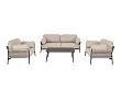 Sofa Ogrodowa 2-osobowa Pardis Beżowo/Czarna od Bizzotto