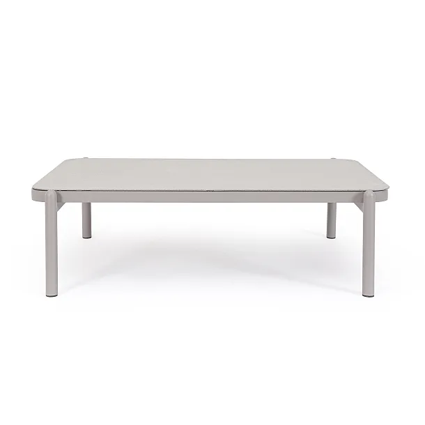 Stolik Kawowy Ogrodowy Florencia Piaskowy 120x75cm od Bizzotto