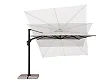 Parasol Ogrodowy Aries 3x4m Jasny z Grafitową Ramą od Bizzotto