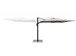 Parasol Ogrodowy Aries 3x4m Jasny z Grafitową Ramą od Bizzotto