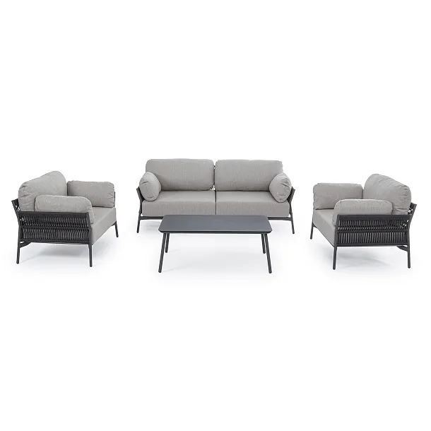 Sofa Ogrodowa 2-osobowa Pardis Grafitowa od Bizzotto