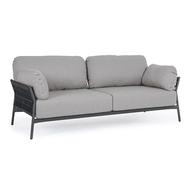 Sofa Ogrodowa 2-osobowa Pardis Grafitowa od Bizzotto
