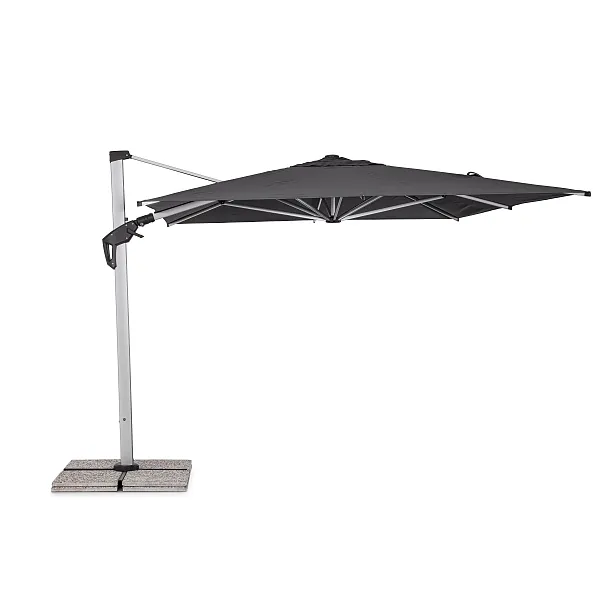 Parasol Ogrodowy Aries 3x4m Grafitowy od Bizzotto