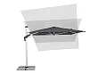 Parasol Ogrodowy Aries 3x4m Grafitowy od Bizzotto