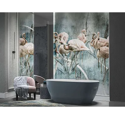 Tapeta Flamingo od Wallcraft