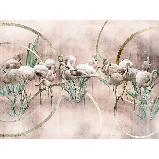 Tapeta Flamingo od Wallcraft