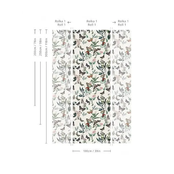 Tapeta Butterfly Rowan od Wallcolors