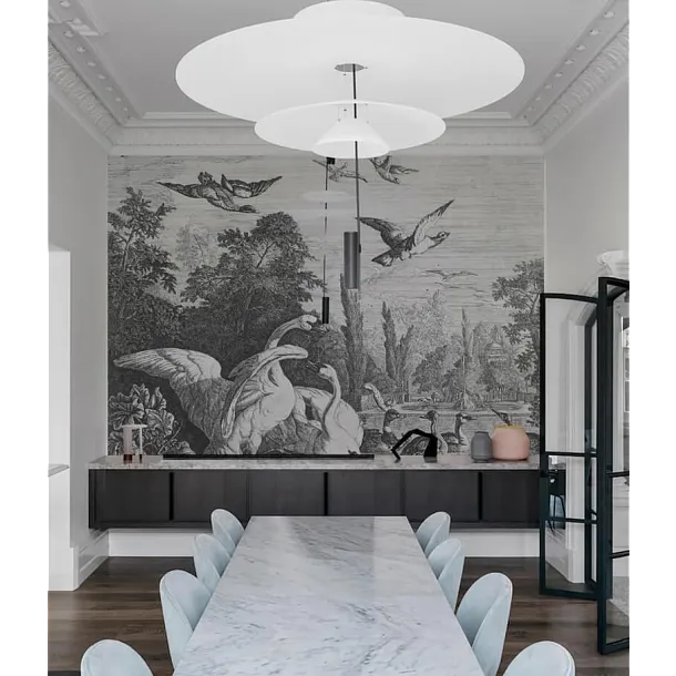 Tapeta Black Swans od Wallcolors