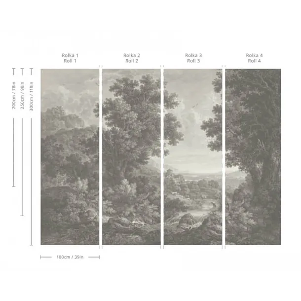 Tapeta Picturesque Valley of Serenity od Wallcolors