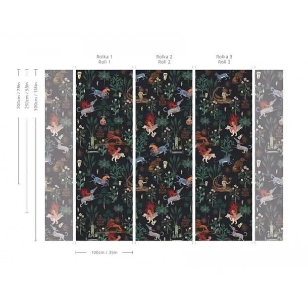 Tapeta Botanic Beast od Wallcolors