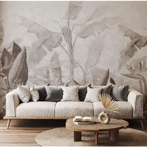 Tapeta Rainforest Beige na Wymiar od WallArt