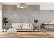 Tapeta Grey Ombre Flower na Wymiar od WallArt
