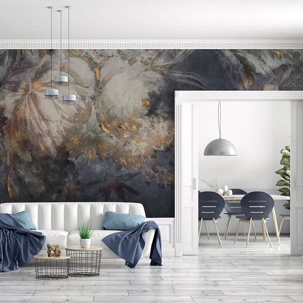 Tapeta Harmony Blue na Wymiar od WallArt