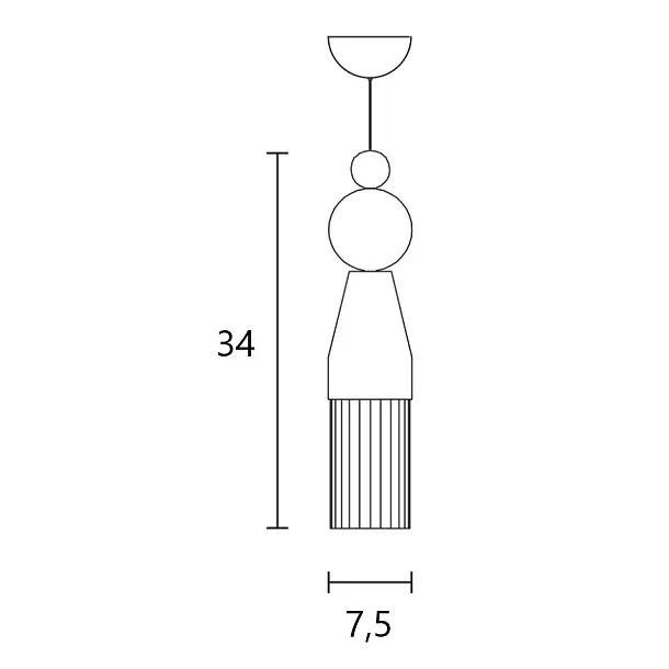 Masiero Nappe N0 Lampa Wisząca