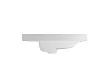 Umywalka Ceramiczna Wpuszczana w Blat Study Square 60,5x46,3x14,7 od Mobi