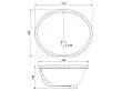 Umywalka Ceramiczna Podblatowa Bowl 50x40x19 od Mobi