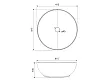 Umywalka Nablatowa Ceramiczna Stratus Cappucino Matt 41,5x41,5x13,5 od Mobi