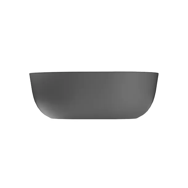 Umywalka Nablatowa Ceramiczna Cirrus Grey Matt 42,5x42,5x14,5 od Mobi