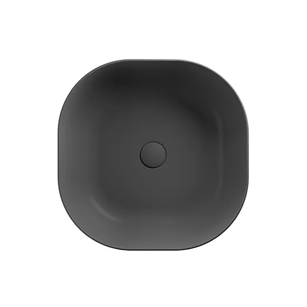 Umywalka Nablatowa Ceramiczna Cirrus Grey Matt 42,5x42,5x14,5 od Mobi