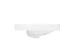 Umywalka Ceramiczna Wpuszczana w Blat Study Round 60,5x46,3x16,2 od Mobi