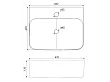 Umywalka Nablatowa Ceramiczna Focus 60x47x13,5 od Mobi