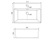 Umywalka Nablatowa Ceramiczna Fourty 51x36x13 od Mobi