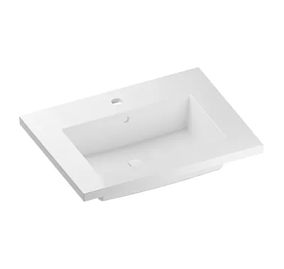 Umywalka Ceramiczna Wpuszczana w Blat Academy 60,7x46,3x16,6 od Mobi