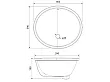 Umywalka Ceramiczna Podblatowa Bowl 46x39x19 od Mobi