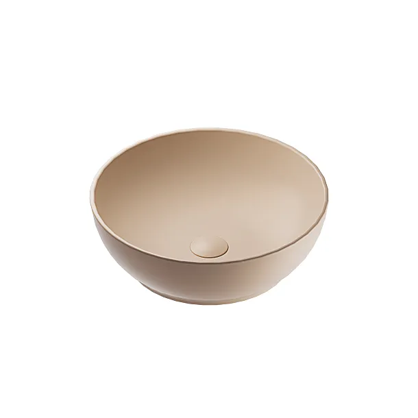 Umywalka Nablatowa Ceramiczna Stratus Cappucino Matt 41,5x41,5x13,5 od Mobi