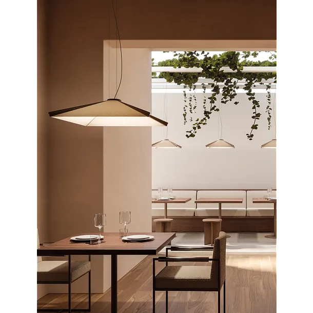 Lampa Wisząca Salina 50 cm Beżowa od Axolight
