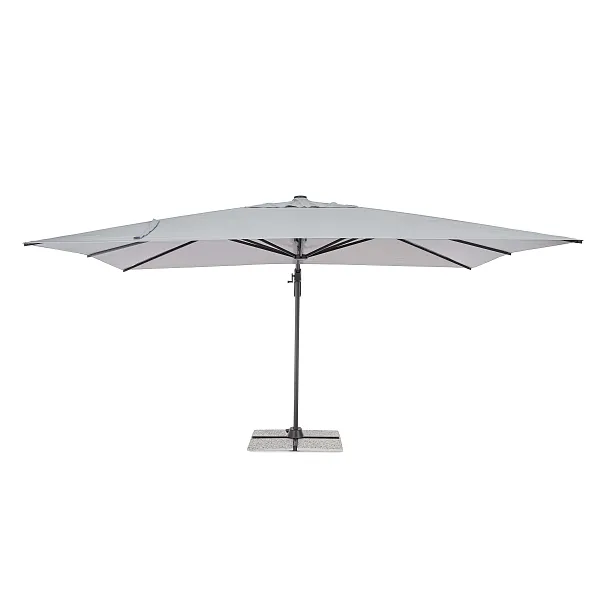 Parasol Ogrodowy Vega Jasny Szary 300x400 cm od Bizzotto