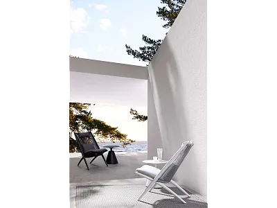 Stolik Kawowy Ogrodowy Aloha Czarny od Bizzotto