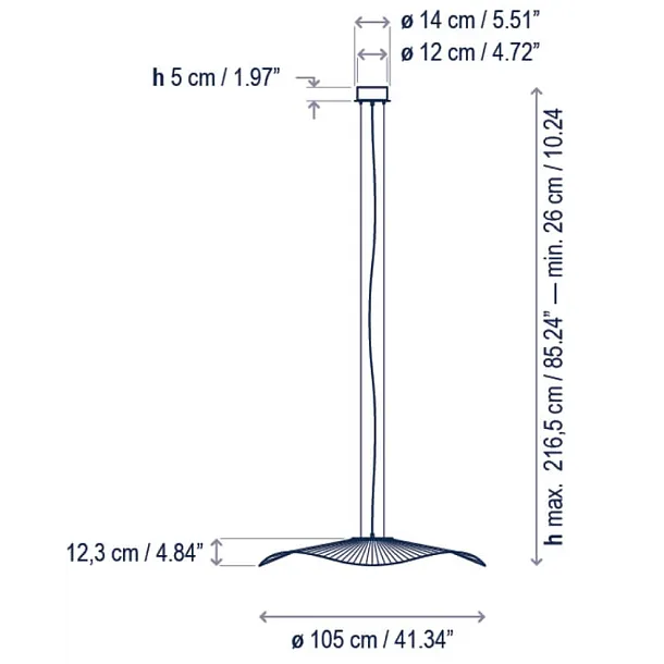 Lampa Wisząca Zewnętrzna Mediterránia Brązowa od Bover