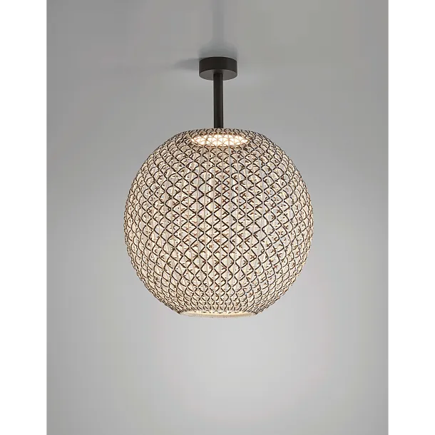 Lampa Sufitowa Zewnętrzna Nans Sphere PF/60 Beżowo-Szara od Bover