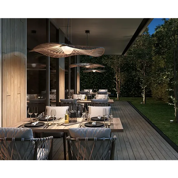 Lampa Wisząca Zewnętrzna Mediterránia Brązowa od Bover