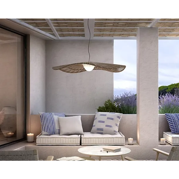 Lampa Wisząca Zewnętrzna Mediterránia Brązowa od Bover