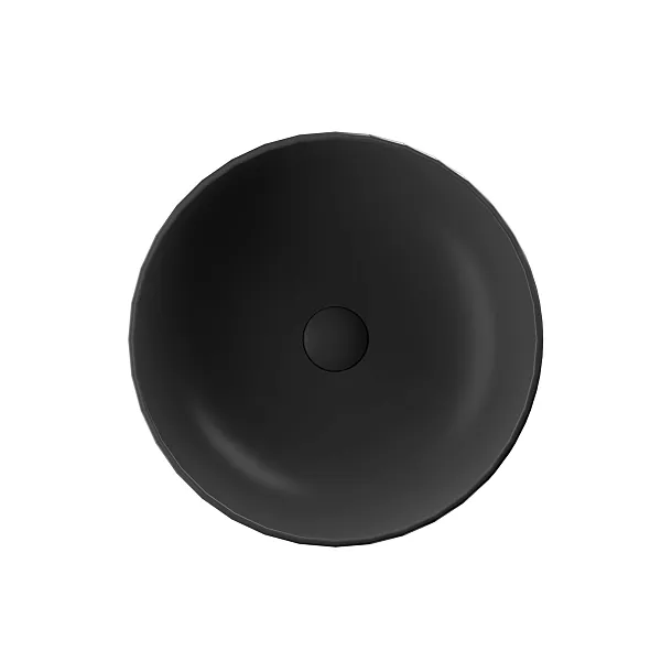 Umywalka Nablatowa Ceramiczna Stratus Black Matt 41,5x41,5x13,5 od Mobi