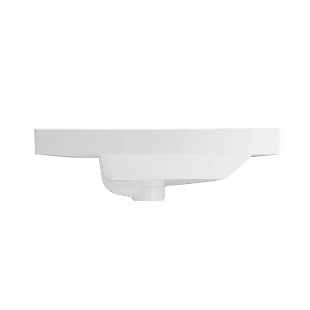 Umywalka Ceramiczna Wpuszczana w Blat Study Square 75,5x46,3v14,7 od Mobi