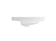 Umywalka Ceramiczna Wpuszczana w Blat Study Square 75,5x46,3v14,7 od Mobi