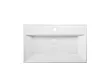 Umywalka Ceramiczna Wpuszczana w Blat Study Square 75,5x46,3v14,7 od Mobi