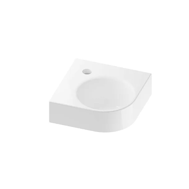 Umywalka Podwieszana Narożna Ceramiczna Corner 44x38,5x15,5 od Mobi