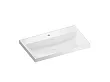 Umywalka Ceramiczna Wpuszczana w Blat Study Square 75,5x46,3v14,7 od Mobi