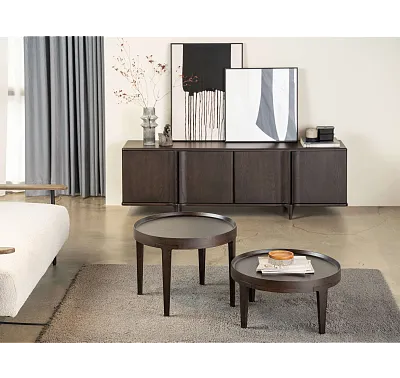 KOMODA RTV Z KOLEKCJI NOTCH DĄB PALONY od MAXLIVING