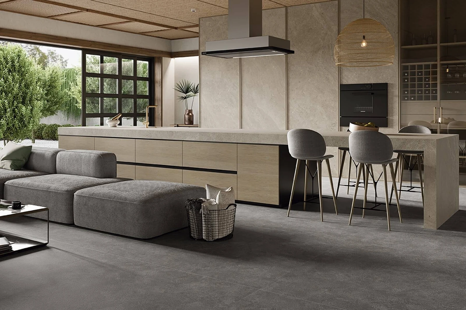Salon z aneksem kuchennym w stylu Japandi z nutką Soft Brutalism.jpg [227.02 KB]