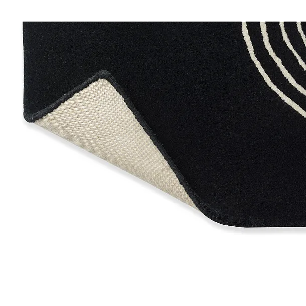 Dywan Wełniany Decor Flow Caviar 160x230 cm od Carpets&More