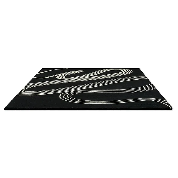 Dywan Wełniany Decor Flow Caviar 160x230 cm od Carpets&More