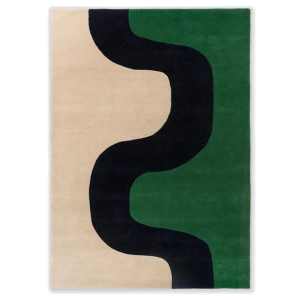 Dywan Geometryczny Seireeni Green 200x280 cm od Carpets&More