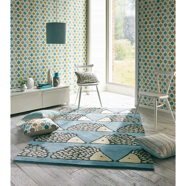 Dywan Dziecięcy Wełniany Spike Marine 90x150 cm od Carpets&More