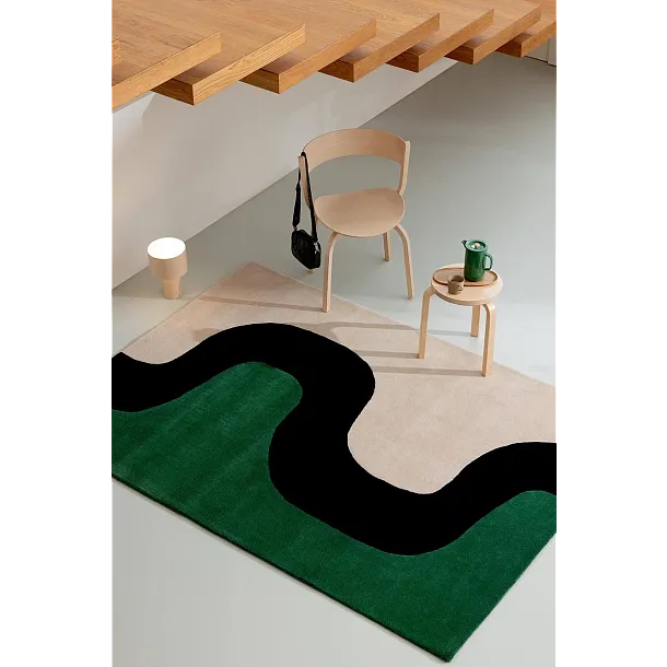 Dywan Geometryczny Seireeni Green 200x280 cm od Carpets&More