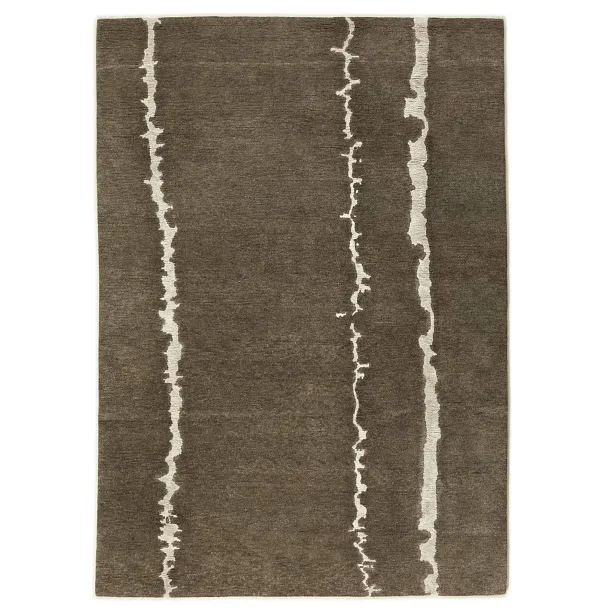 Dywan Wełniany New Age Path Brown 170x240 cm od Carpets&More
